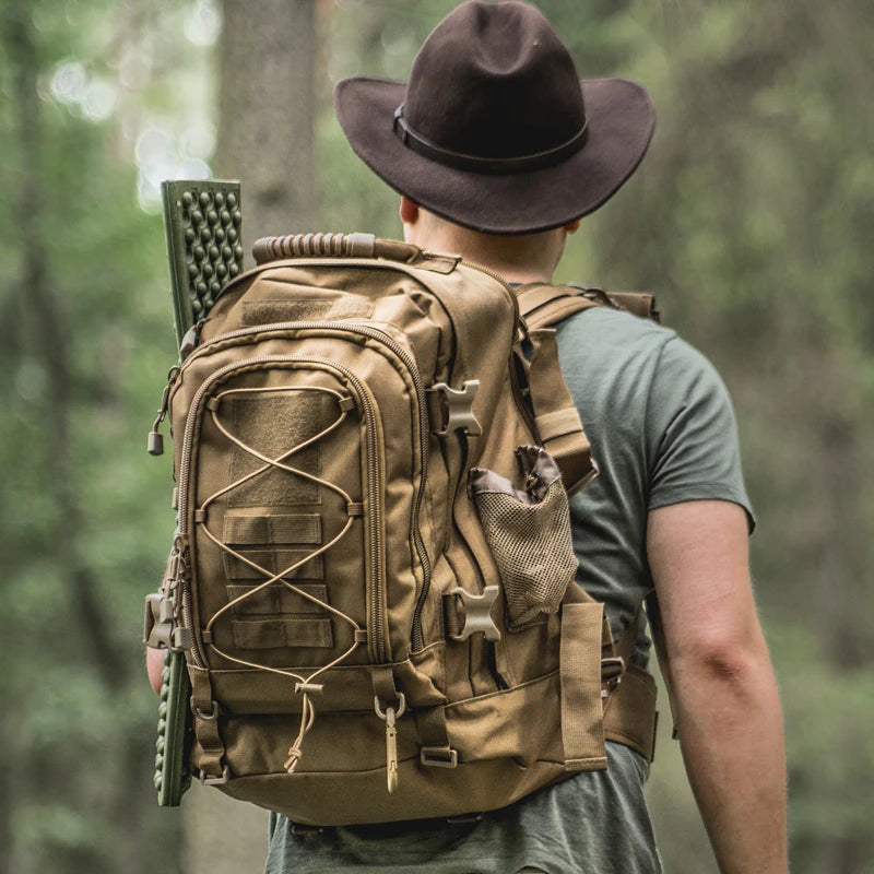 65L Military Hiking Backpack