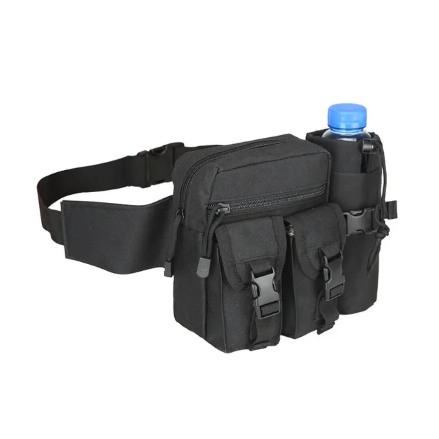 Military Waist Pack with Water Bottle Pouch