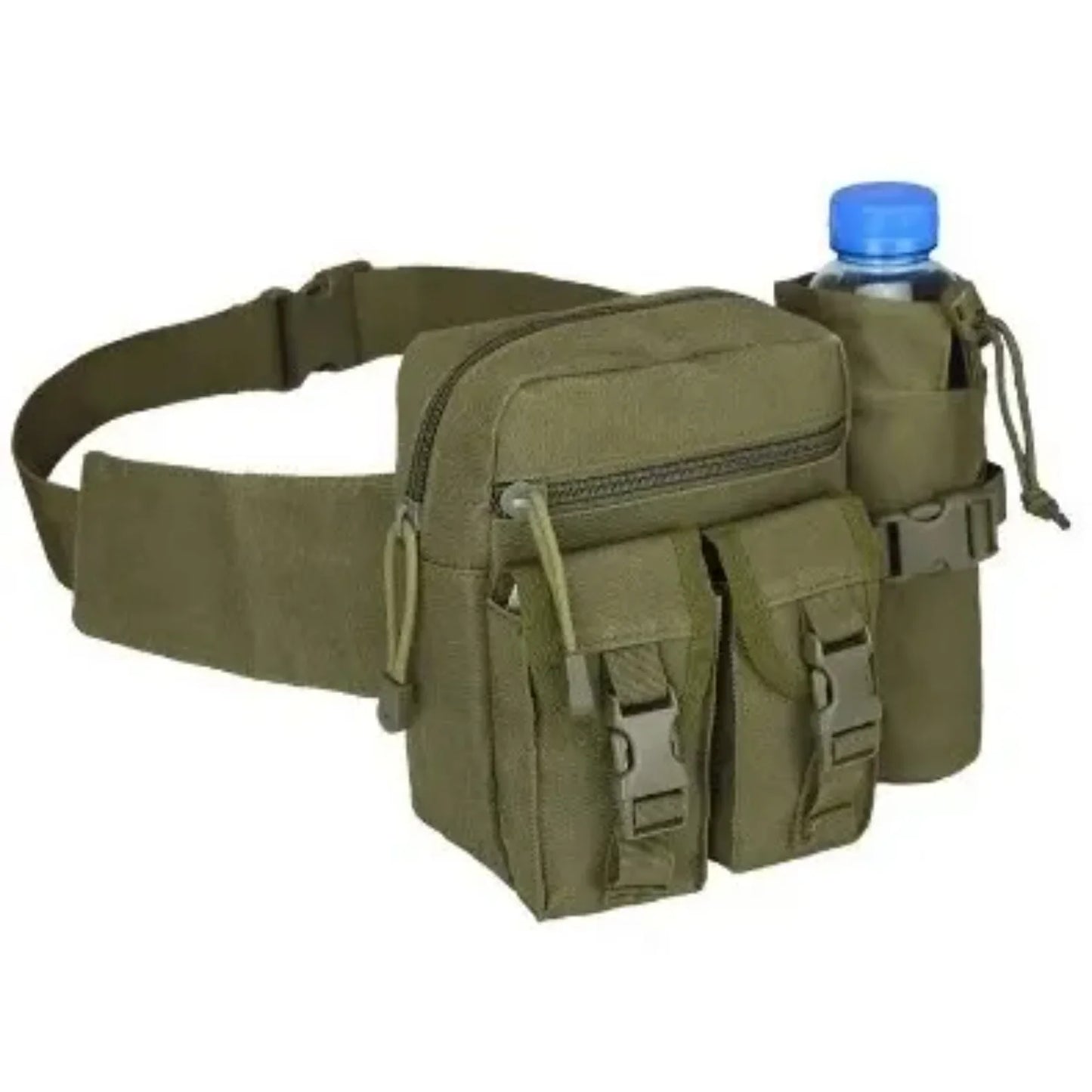 Military Waist Pack with Water Bottle Pouch