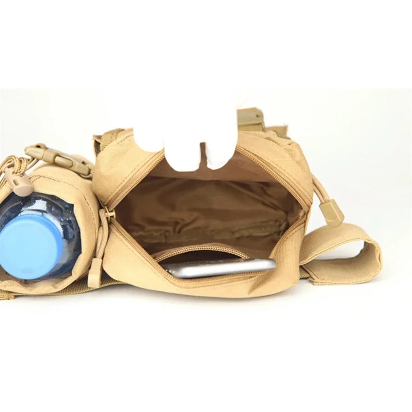 Military Waist Pack with Water Bottle Pouch