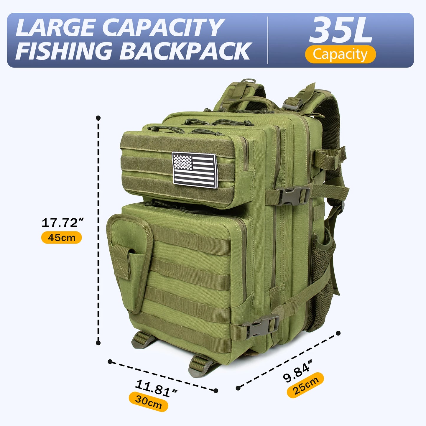 Military Waterproof Backpack Large Capacity