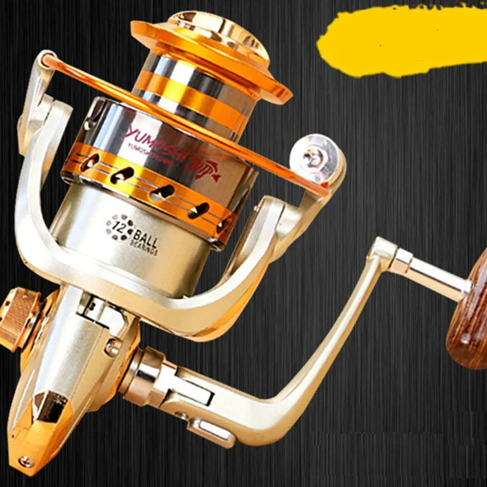 Aluminum Fishing Reel 12BB Anti Corrosion