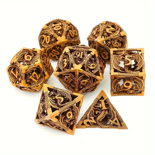 Metal Dice Set 7-Piece for DND