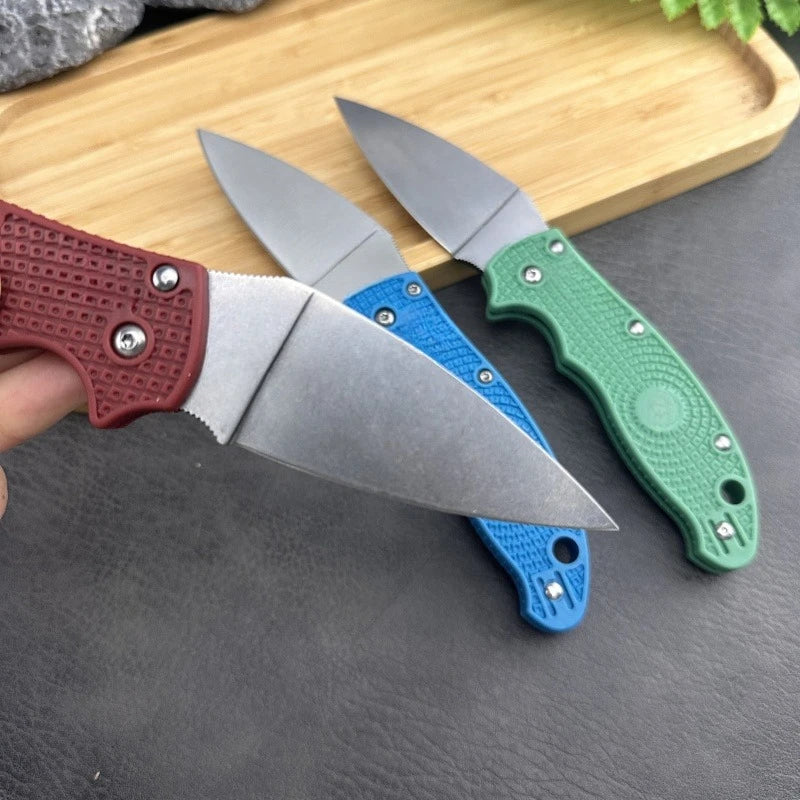 Folding Knife Multi-Purpose EDC with Nylon Fiber Handle