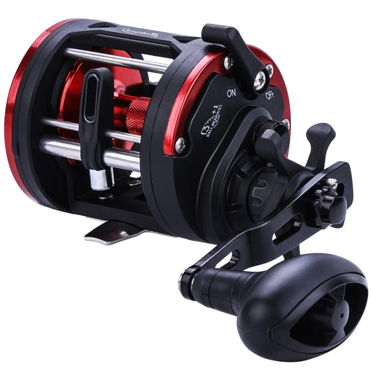 Saltwater Trolling Drum Fishing Reel Large Line Capacity