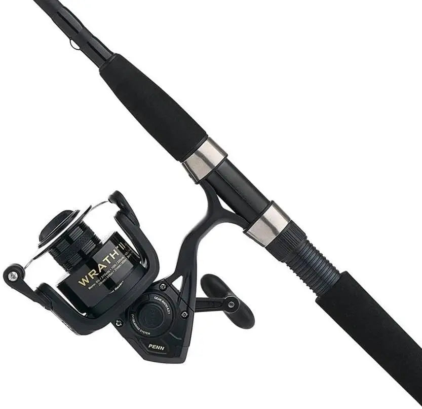 Spinning Reel and 7' Fishing Rod Combo Medium 2-Piece