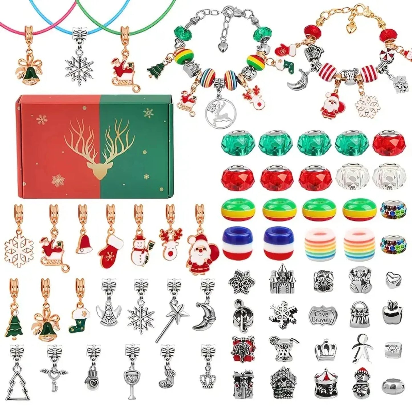 65-piece Charm Bracelet Making Set